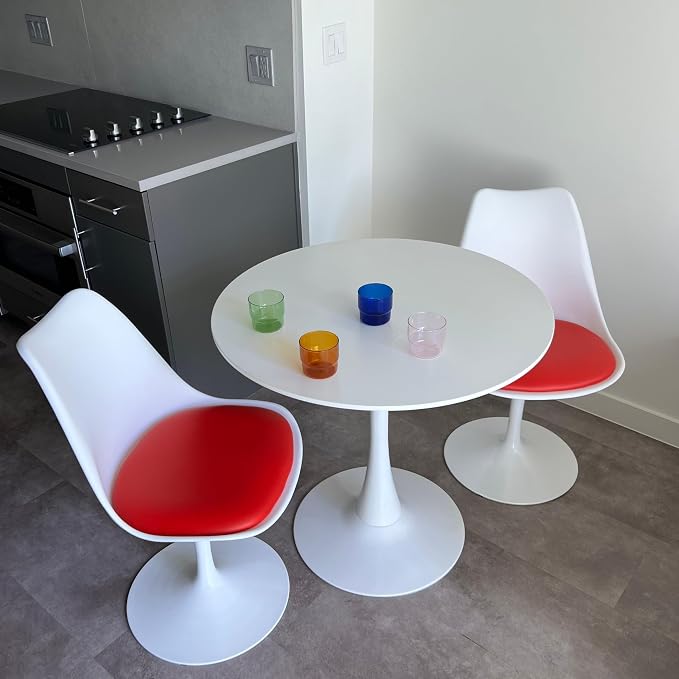 Set of 4 Colored Glass Cups - Image 4