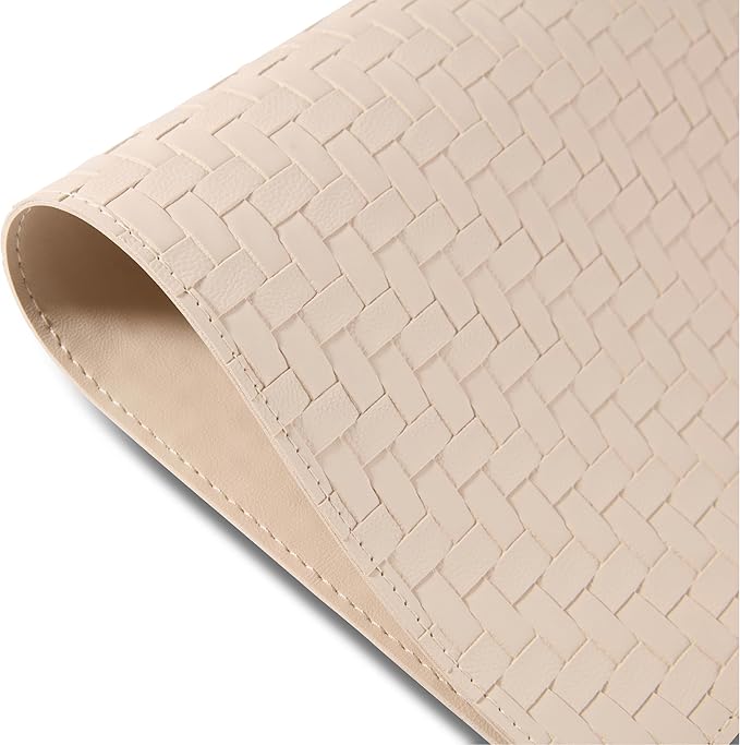 Placemats Set of 4 12" x 18" Heat-Resistant Table Mats for Dining Table Set for 4 Kitchen & Dining Room Decor Farmhouse, Boho, & Modern Style Easy to Clean, Durable & Stylish Table Decor
