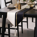 Avigers Table Runner 12 x 72 Inch, Tassels | Faux Silk double-layer accent by Avigers