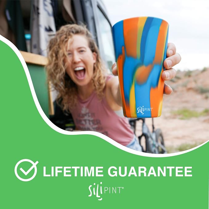 Silipint 16oz Silicone Pint Glass – Pack of 2 Unbreakable BPA-Free Reusable - Image 5