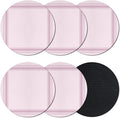 Pink Grid Coasters Set of 6 Absorbent Coasters by Unknown