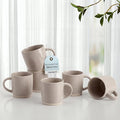 HaWare 13OZ Coffee Mugs Set of 6, Stoneware Coffee Cups, Ceramic Latte Mug by HaWare