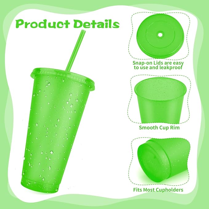 Hxezoc 16-Piece Reusable Cups - Image 5
