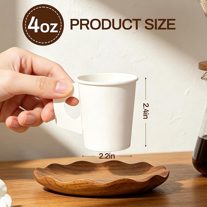 4 Oz Disposable Espresso Cups - Image 2