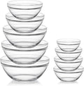 Sweejar Glass Mixing Bowls Set, Nesting Bowls by Sweejarco1949