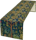 William Morris Floral Table Runner Vintage Flowers Table Runner by SXXLDNG
