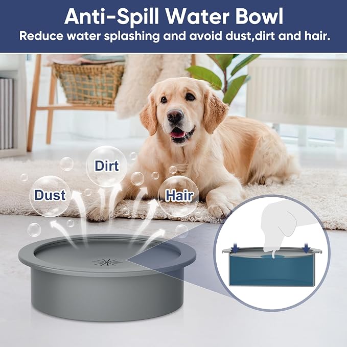 XIAZ Elevated Dog Bowls Large Breed Raised Dogs Bowl Stand Large/Medium Sized - Image 5
