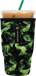 Sok It JavaSok Iced Coffee & Cold Soda Insulated Neoprene Cup Sleeve (Born to Fly, Large: 30-32oz)