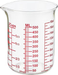 Ackers BORO3.3 High Borosilicate Glass Measuring Cup, Handleless Beaker by AckersBORO33