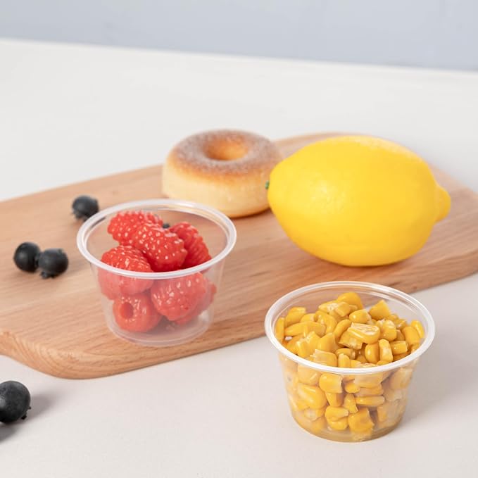 HOMIP 100PACK 4oz Plastic Portion Cups - Image 5