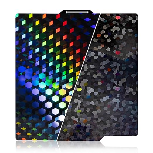 Smooth Effect PEG Build Plate for Bambu P1S A1 X1C, Diamond Grid+Small Water Cube PEG Print Bed Plate for Bambu Lab A1/P1P/P1S/P2S/X1/X1C/X1E