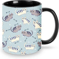 Yrebyou Cats Coffee Mug 11oz Ceramic Cup by Yrebyou