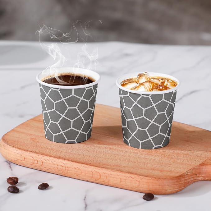 600 Pack 4 oz Paper Cups, Leak-Free Disposable Espresso Cups | Food-Safe Paper - Image 4
