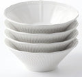 9 Inch Porcelain Pasta Bowls Set of 4, Deep Dishes by Unknown