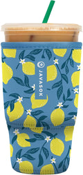 Sok It JavaSok Iced Coffee & Cold Soda Insulated Neoprene Cup Sleeve (Main Squeeze, Large: 30-32oz)