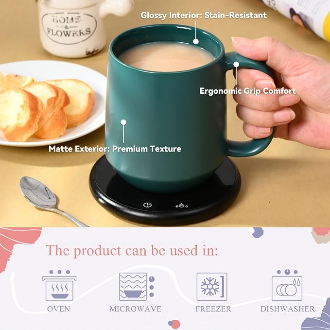 Miicol Ceramic Coffee Mug, 16 oz Large Coffee Cup, Tea Mug - Image 7