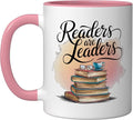 Readers Are Leaders Motivational Reading Book Quote Ceramic Mug by Unknown