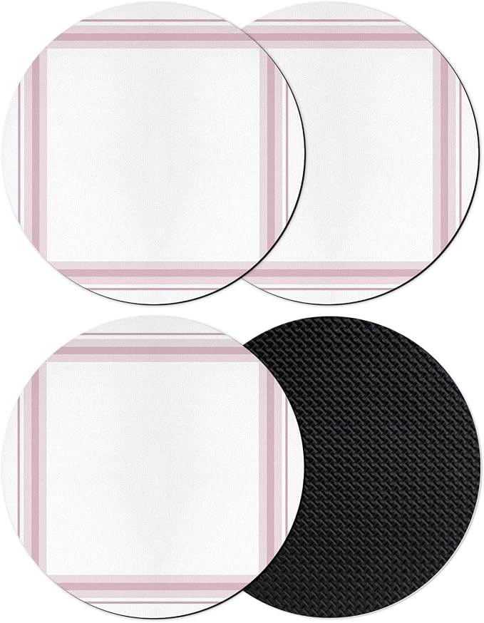 Modern Minimalist Styles Coasters Set of 4 Absorbent Coasters by Unknown