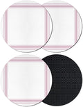 Modern Minimalist Styles Coasters Set of 4, Absorbent Coasters by Unknown