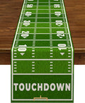 Nepnuser American Football Court Table Runner Touch Down Football Birthday by Nepnuser