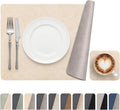 Vinyl Placemats Set of 4, Dual Sided Place Mats by Banchif