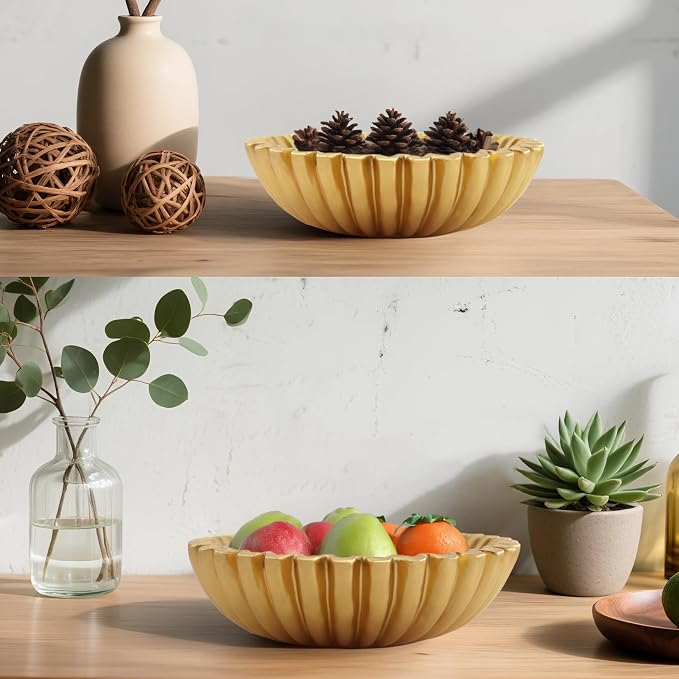 Large Modern Decorative Ruffle Bowl - Image 5
