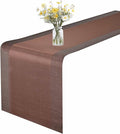 GIVERARE Table Runner, 12x53in Heat-Resistant Woven Vinyl Long Tabletop by GIVERARE