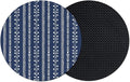 Vintage Striped Coasters Set of 2, Absorbent Coasters by Unknown