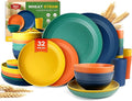Teivio 32-Piece Plates and Bowls Sets by Teivio