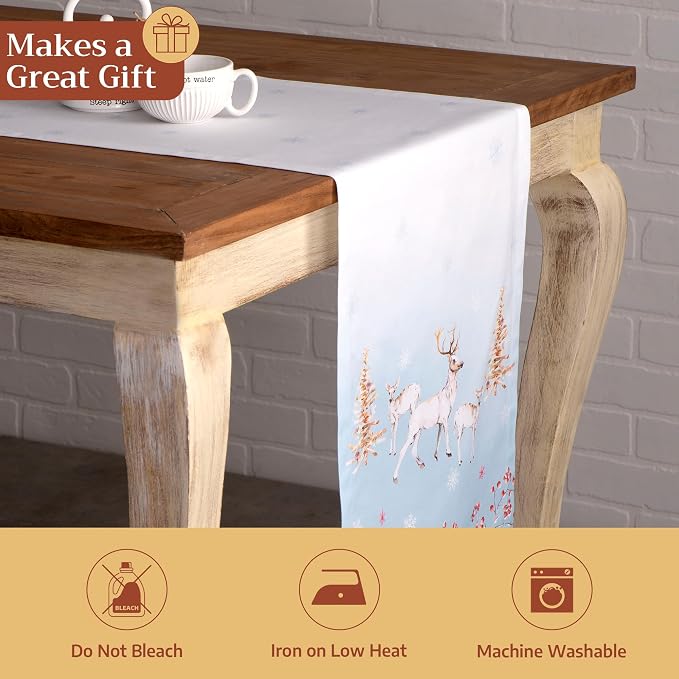 Maison d' Hermine Table Runner 100% Cotton 14.50" x 60" | Table Runners 60 - Image 5