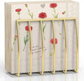 Reversible Napkin Holder for Table Gold | 2-in-1 Gold Metal Cocktail Napkin by ZYLBB