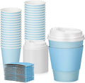 Patelai 48 Pcs 12 oz Disposable Coffee Cups by Patelai