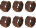 6 Pieces Rustic Wooden Napkin Rings Farmhouse Wooden Napkin Holder Ring Rustic by lasenersm