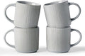 famiware Coffee Mug Set for 4, Star 12 oz Catering Mugs Cup Set by Famiware