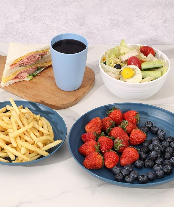 Quatish 16 Piece Plates and Bowls Sets - Image 5