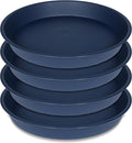 4 Pack of 20 21 inch Plant Saucer Round, Deep Plant Saucers by Bleuhome