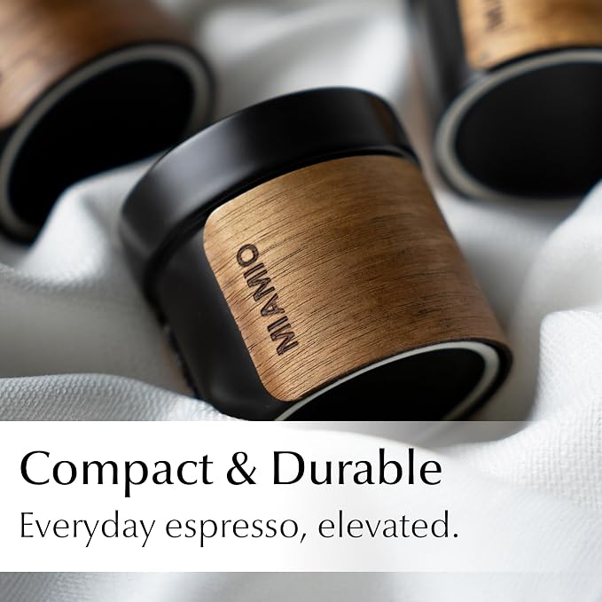 MIAMIO – Espresso Cups Set of 4 Japanese Tea Cups Ceramic/Handleless Mug - Image 3