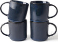 famiware Coffee Mug Set for 4, Star 12 oz Catering Mugs Cup Set by Famiware