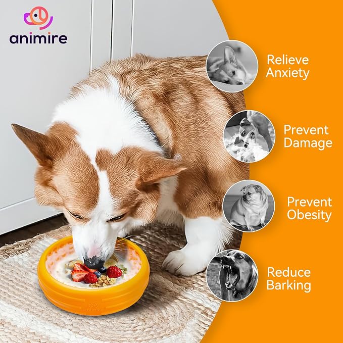 Dog Lick Bowl, Animire Freeze Lick Mat - Image 4