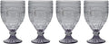 Fitz and Floyd Trestle Glassware Ornate Goblets by FitzandFloyd