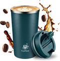 17oz Travel Coffee Mug, Leakproof Vacuum Coffee Cup Insulated Tumbler | 304 by Unknown