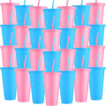 Honeydak 30 Pack Tumbler with Straw and Lid Bulk Cups by Honeydak