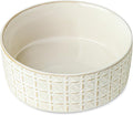 Ceramic Dog Bowls, Dog Food Bowls Water Bowl, 6.5inch Dogs Dishes by Seyatoo
