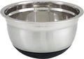 Winco Black 3 qt Stainless Steel Mixing Bowl | Dishwasher safe, Heavy-duty by Fonteme