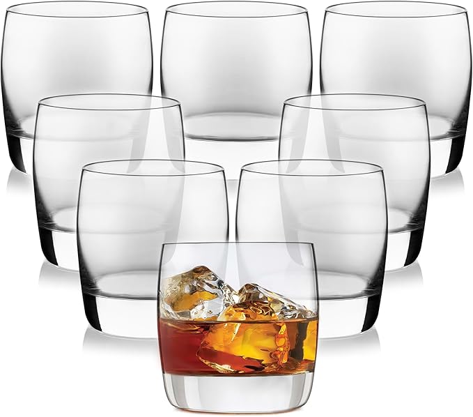 Libbey Signature Kentfield Rocks Cocktail Glasses, 12 ounce, Set of 8
