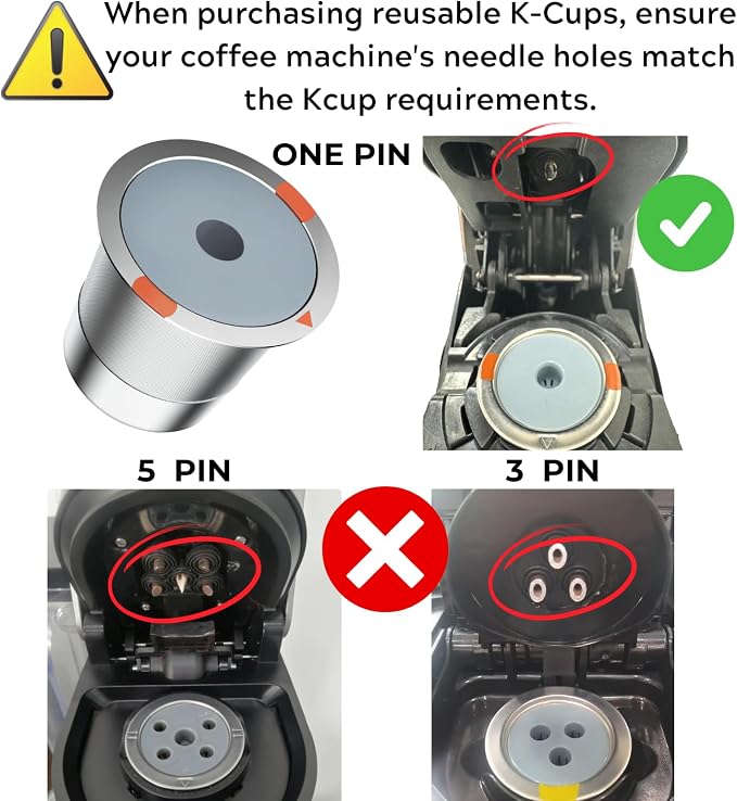 Reusable k Cup Coffee Filters, Universal stainless steel Refillable k Cups - Image 8