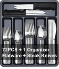 Pleafind 73-Piece Silverware Set by Pleafind