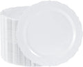 100 Pieces White Plastic Plates by Conflech