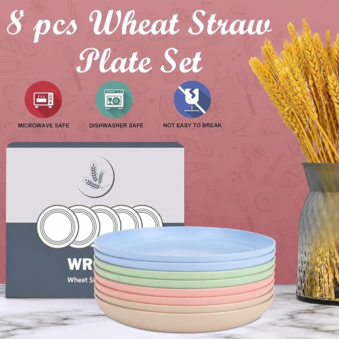 Premium Wheat Straw Plates - Image 6
