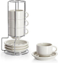 Sweese Porcelain Espresso Cups Set, 2.5 oz, by Sweese
